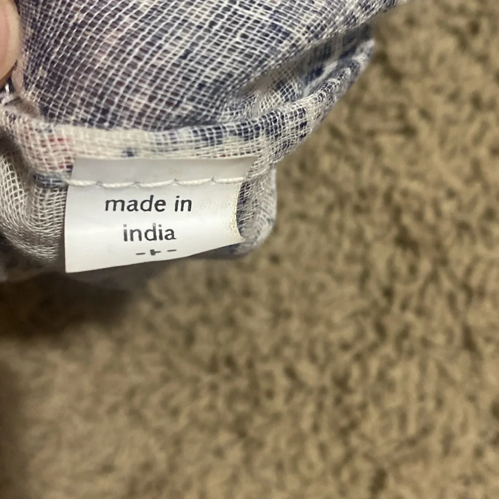 Free People | Reusable‎ Bag Muslin Graphic Print Hobo One Strap - Picture 6 of 7